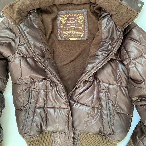 Brown Puffer Jacket - Picture 3 of 4